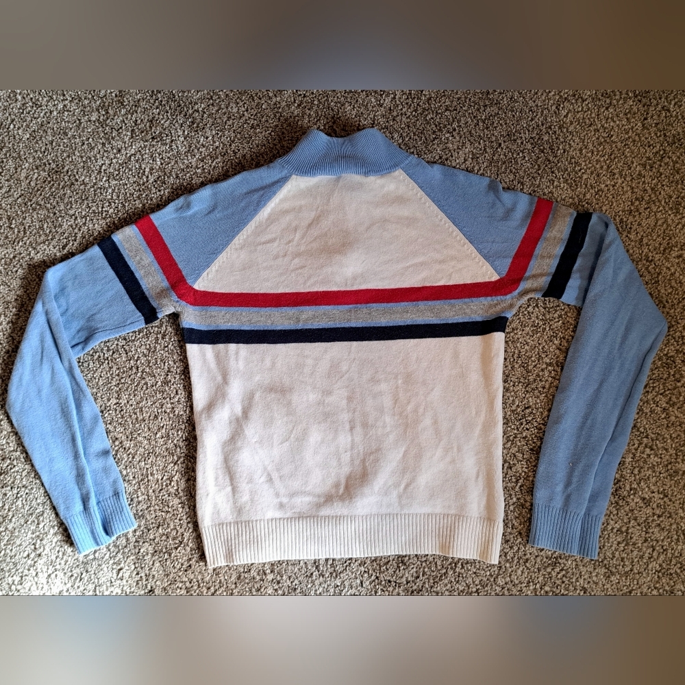 Vintage Roxy Y2K Surfer Women's 3/4 Zip Long Sleeve Sweater Size XS - Picture 5 of 5
